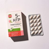 5-НТР (гидрокситриптофан)+Витамины группы В Будь Здоров! Капсулы 500мг 60шт миниатюра фото №2