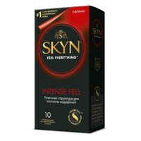 Презервативы из синтетического латекса текстурированные Intense Feel SKYN 10шт