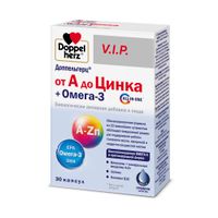 От А до Цинка+Омега-3 V.I.P Doppelherz/Доппельгерц капсулы 1500мг 30шт миниатюра фото №2