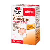 Лецитин Форте 1200 Activ Doppelherz/Доппельгерц капсулы 1860мг 30шт миниатюра фото №2