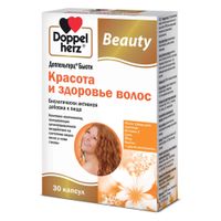 Красота и здоровье волос Beauty Doppelherz/Доппельгерц капсулы 30шт миниатюра фото №2