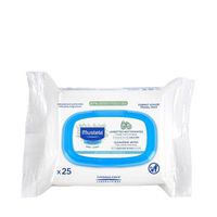 Салфетки влажные очищающие детские Мустела/Mustela 25 шт миниатюра фото №3