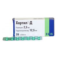 Хартил-д таблетки 2,5мг+12,5мг 28 шт.