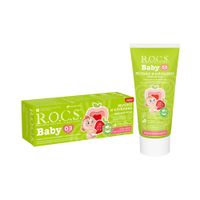 Паста зубная нежный уход яблоко и клубника для детей от 0 до 3 лет Baby R.O.C.S./РОКС 45г миниатюра фото №7