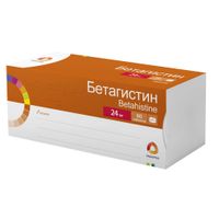 Бетагистин таблетки 24мг 60шт миниатюра фото №3