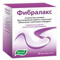 Фибралакс порошок для приг. суспензии для приема внутрь пак. 5г 20шт миниатюра фото №2