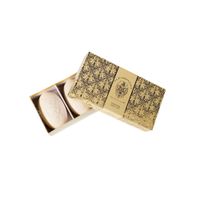 Мыло туалетное твердое золотое кружево ваниль набор La Florentina/Ла флорентина 150г 3шт