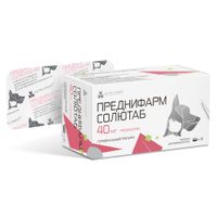 Преднифарм Солютаб таблетки для кошек и собак 40мг 10шт миниатюра фото №2