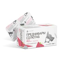 Преднифарм Солютаб таблетки для кошек и собак 40мг 10шт миниатюра фото №3