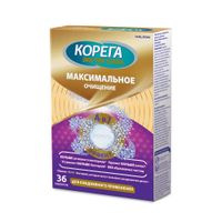 Таблетки для очищения зубных протезов максимальное очищение Corega/Корега 36шт миниатюра фото №7