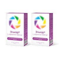 2Х Элькар порошок для приг. раствора для приема внутрь саше 900мг 5г 10шт