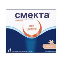 Смекта вкус ванили порошок для приг. суспензии для приема внутрь пак. 3г 20шт