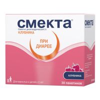 Смекта вкус клубники порошок для приг. суспензии для приема внутрь пак. 3г 30шт миниатюра фото №2