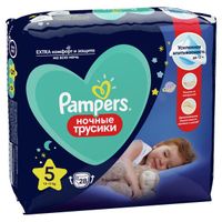 Подгузники трусики ночные Pampers/Памперс Night Pants 12-17кг 28шт р.5