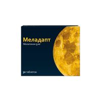 Меладапт таблетки п/о плен. 3мг 30шт миниатюра фото №2