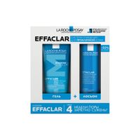 Набор La Roche Posay/Ля рош позе: Лосьон для кожи лица для сужения пор Effaclar 200мл+Гель для жирной кожи пенящийся 200мл