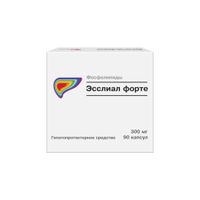 Эсслиал Форте капсулы 300мг 90шт миниатюра фото №2