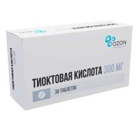 Тиоктовая кислота таблетки п/о плен. 300мг 30шт