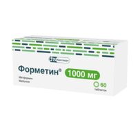 Форметин таблетки 1000мг 60шт