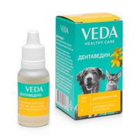 Средство для собак и кошек для ухода за полостью рта Veda Дентаведин фл. 15г