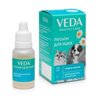 Лосьон для ушей для собак и кошек зоогигиенический Veda фл. 15г