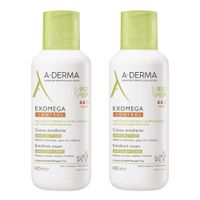 2Х Крем смягчающий Exomega Control A-derma/А-дерма фл. 400мл