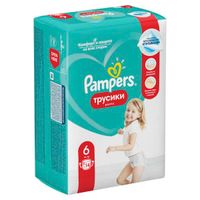 Подгузники трусики Pampers (Памперс) Extra Large (16+ кг) для мальчиков и девочек 14 шт. миниатюра фото №2