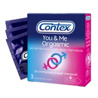 Презервативы латексные Orgasmic You&Me Contex/Контекс 3шт