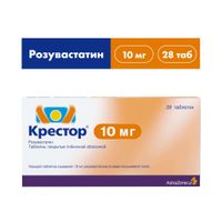 Крестор таблетки п/о плен. 10мг 28шт миниатюра фото №2