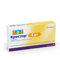 Крестор таблетки п/о плен. 5мг 28шт миниатюра фото №3