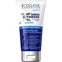 Гель увлажняющий после бритья 6 в 1 Men x-treme Eveline/Эвелин 150мл
