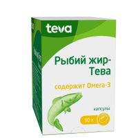 Рыбий жир-Тева капсулы 500мг 90шт миниатюра фото №3
