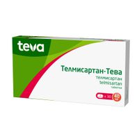 Телмисартан-Тева таблетки 40мг 30шт миниатюра фото №2