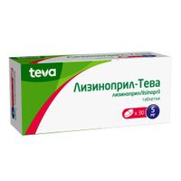 Лизиноприл-Тева таблетки 5мг 30шт миниатюра фото №3