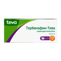 Тербинафин-Тева таблетки 250мг 14шт