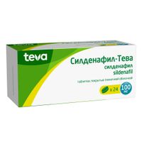 Силденафил-Тева таблетки п/о плен. 100мг 24шт миниатюра фото №3