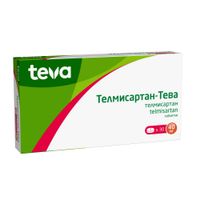 Телмисартан-Тева таблетки 40мг 30шт миниатюра фото №3