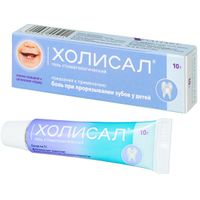 Холисал гель стоматологический 10г миниатюра фото №4