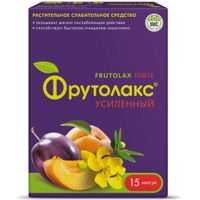 Фрутолакс усиленный капсулы 0,4г 15шт