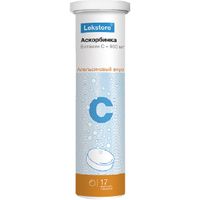 Аскорбинка Lekstore/Лекстор таблетки шипучие 0,9г 3г 17шт