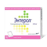 Энтерол пор. д/сусп.внутр. 250мг 10шт