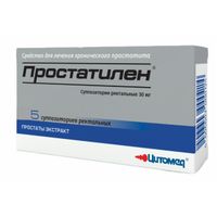 Простатилен суппозитории ректальные 30мг 5шт