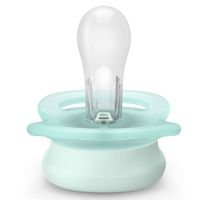 Соска-пустышка силиконовая с щитком-нагубником с футляром 0-2 мес. Ultra Start Philips Avent (SCF076/02) миниатюра фото №5