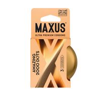 Презервативы из натурального латекса точечные Amazing Maxus/Максус 3шт