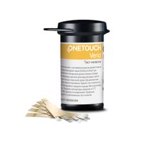 Тест-полоски для глюкометра Verio OneTouch/УанТач 50шт миниатюра фото №3 Тест-полоски для глюкометра Verio OneTouch/УанТач 50шт миниатюра фото №3