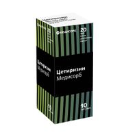 Цетиризин Медисорб капли для приема внутрь 10мг/мл 20мл
