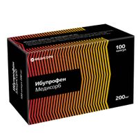Ибупрофен Медисорб капсулы 200мг 100шт