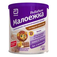 Смесь сухая для детского питания вкус шоколада от 1 до 10 лет Малоежка PediaSure/ПедиаШур банка 400г