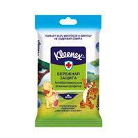 Салфетки влажные антибактериальные Любимые герои Kleenex/Клинекс 10шт