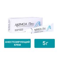 Акриол Про крем для местного и наружного применения 2,5%+2,5% 5г миниатюра фото №2